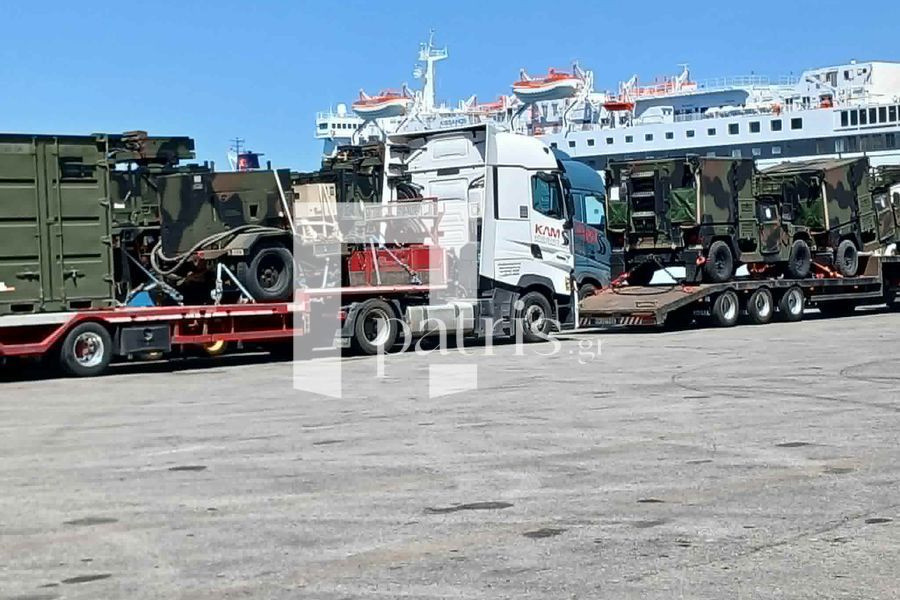 Μυστήριο στο λιμάνι της Σούδας με 3 νταλίκες στρατιωτικού υλικού