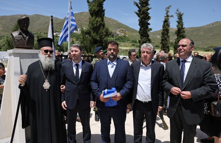 Με τιμές τα αποκαλυπτήρια στον Αμύγδαλο Αστερουσίων της προτομής του Ήρωα της Κύπρου Μανώλη Μπικάκη