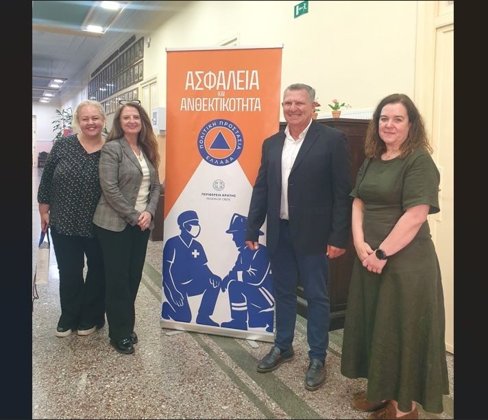 Συνάντηση Αντιπεριφερειάρχη Πολιτικής Προστασίας Κρήτης με Διπλωματική αντιπροσωπεία από Αυστραλία και Νέα Ζηλανδία