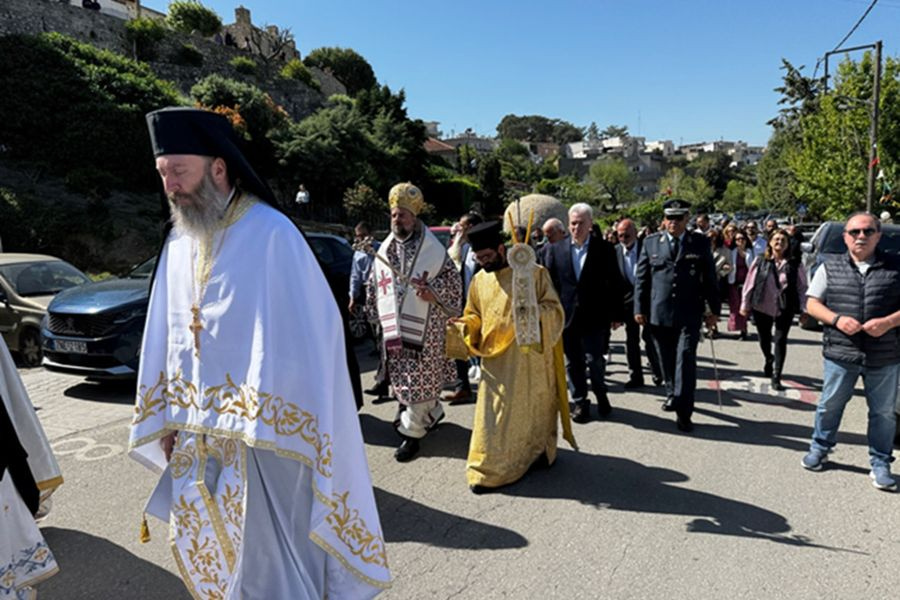 Στις εκδηλώσεις της επετείου Ανακομιδής των Ιερών Λειψάνων του Αγίου Μύρωνα ο Δήμαρχος Ηρακλείου