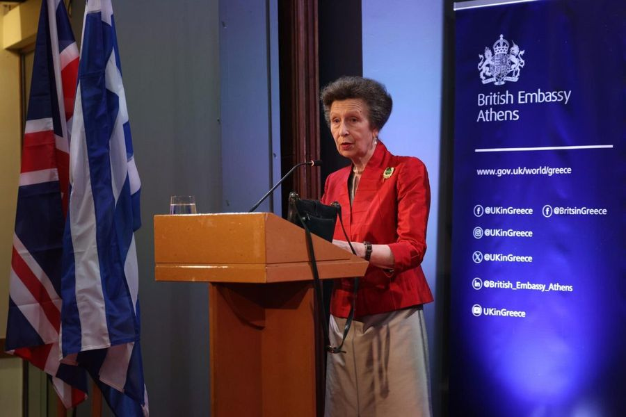 (ΦΩΤΟ) Δεξίωση προς τιμήν της Πριγκίπισσας Άννας στο Μεγάλο Αρσενάλι!