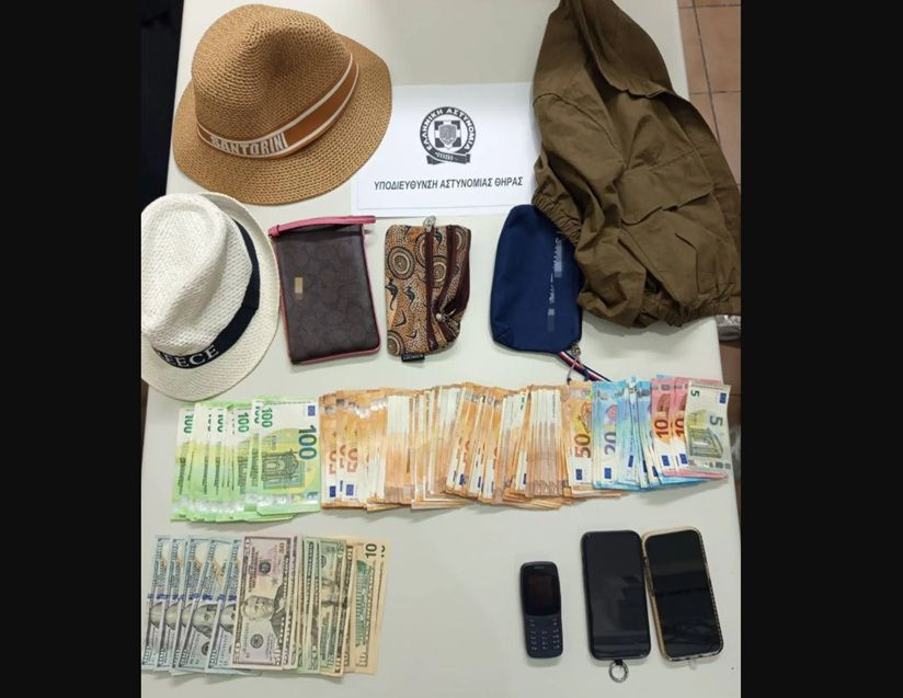 Με χειροπέδες 13χρονη, 40χρονη και 57χρονη που αφαιρούσαν πορτοφόλια στην Σαντορίνη από τουρίστες