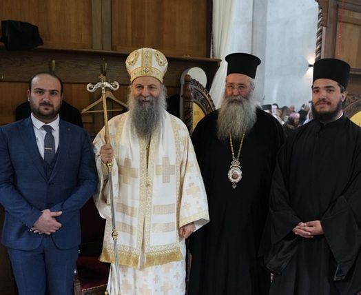 Ο Μητροπολίτης Κίτρους κ. Γεώργιος στο Βελιγράδι