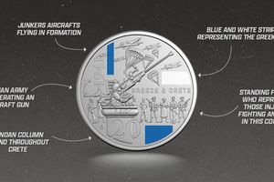 Πως σχεδιάστηκε από τους Αυστραλούς το νόμισμα για τη Μάχη της Κρήτης