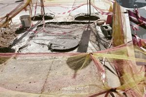 Έμεινε το έργο… στη μέση! Δεν μπορούσε να περάσει ασθενοφόρο (φωτογραφίες)