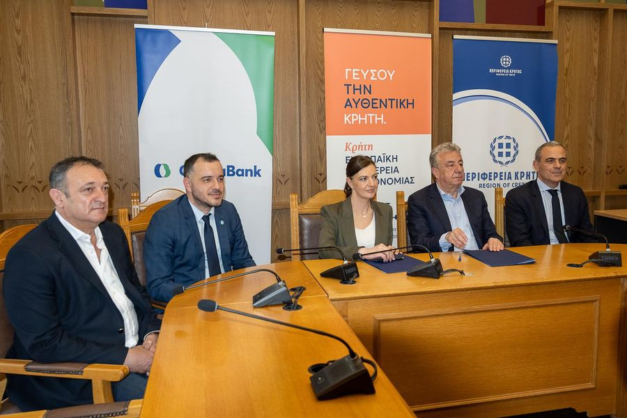 CrediaBank & Περιφέρεια Κρήτης σε Μνημόνιο Συνεργασίας για την ανάδειξη του Κρητικού Διατροφικού Πολιτισμού