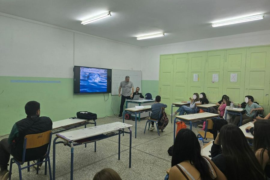 Ενημέρωση για το νερό στο Γυμνάσιο Πόμπιας στο πλαίσιο του ερευνητικού έργου TRANSCEND