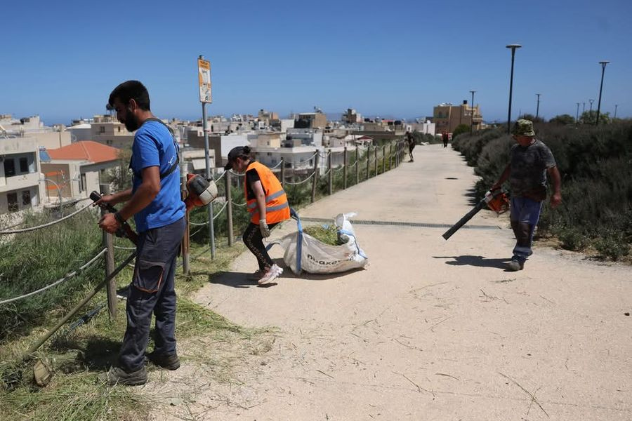 Ενετικά Τείχη: Εργασίες συντήρησης και καλλωπισμού του πρασίνου