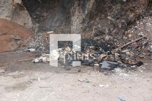 Πυρκαγιά στο παλιό λατομείο της Αγίας Μαρίνας