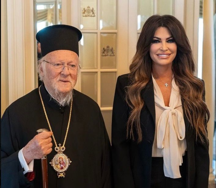 Συνάντηση της Κίμπερλι Γκιλφόιλ με τον Οικουμενικό Πατριάρχη