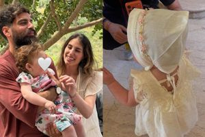 Παυλίνα Βουλγαράκη: «Αποφασίστηκε πριν δύο εβδομάδες» – Οι νέες φωτογραφίες από τη βάφτιση της κόρης της