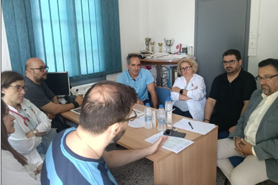 Περιοδεία Κλιμακίου του ΚΚΕ στο Βενιζέλειο Νοσoκομείο