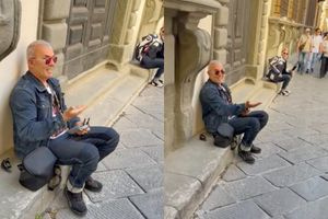 (video) Στέλιος Ρόκκος: Ταξιδεύει στην Ιταλία  και «ζητιανεύει» λέγοντας στους τουρίστες πως πεινάει