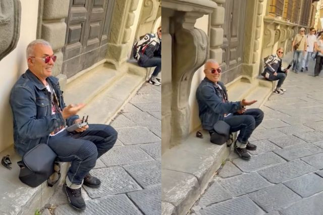 (video) Στέλιος Ρόκκος: Ταξιδεύει στην Ιταλία  και «ζητιανεύει» λέγοντας στους τουρίστες πως πεινάει