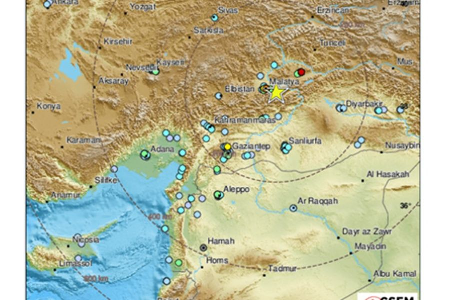 Σεισμός μεγέθους 5,8 βαθμών σημειώθηκε στην κεντροανατολική Τουρκία