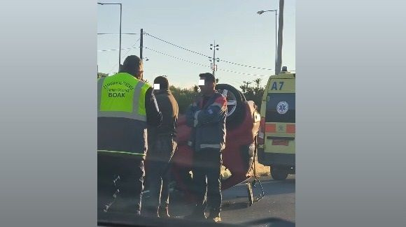(BINTEO) ΒΟΑΚ: Τροχαίο με το καλημέρα στο Ηράκλειο