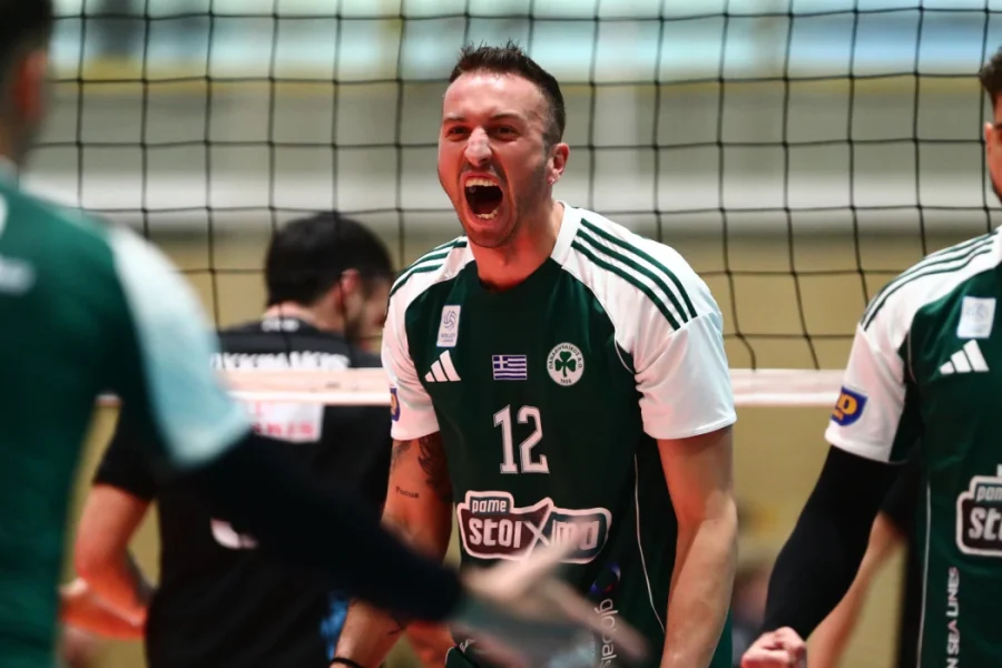 Volley League: Μεγάλη νίκη του Παναθηναϊκού επί του ΠΑΟΚ στο τάι-μπρέικ και… 2-1