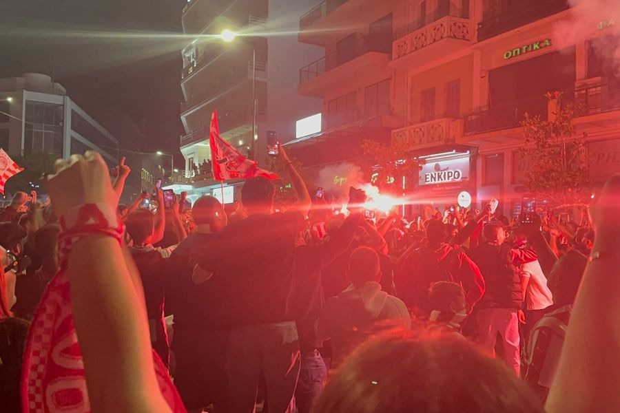 (ΦΩΤΟ – ΒΙΝΤΕΟ) Η Κρήτη στους ρυθμούς του Ολυμπιακού