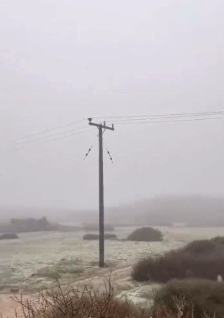 (VIDEO) Μάϊος με… χιόνια στα Ανώγεια – Στα λευκά τα ορεινά της Κρήτης