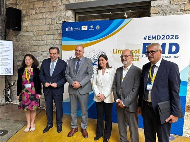 Στη Λεμεσό ο Μαργαρίτης Σχοινάς για την Ευρωπαϊκή Ημέρα Θάλασσας