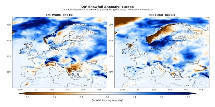 Καιρός: Αυτός θα είναι ο φετινός χειμώνας στην Ελλάδα που θα φέρει το φαινόμενο El Niño