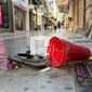 Αφαιρέθηκε ο στύλος, έμεινε η βάση στο κέντρο του Ηράκλειου
