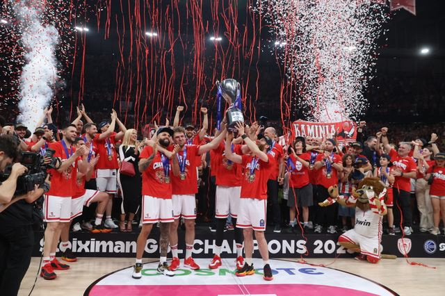 Ερυθρόλευκος ο τίτλος στη Greek Basketball League