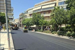 Ασφαλτοστρώσεις στην οδό Αβέρωφ 8 και 9 Ιουνίου στο Ηράκλειο