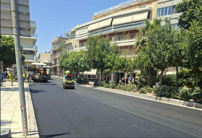 Ασφαλτοστρώσεις στην οδό Αβέρωφ 8 και 9 Ιουνίου στο Ηράκλειο