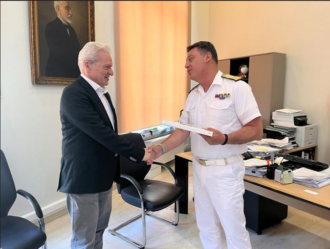 Συνάντηση του Δημάρχου Ηρακλείου με τον Περιφερειακό Διοικητή του Λιμενικού Σώματος Κρήτης