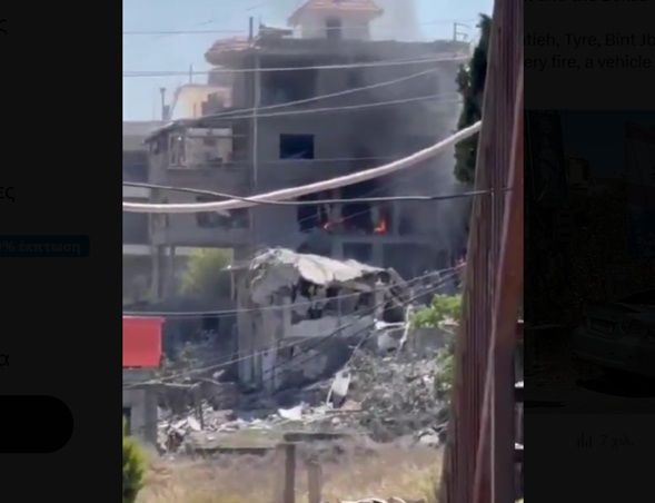Λίβανος: Επτά νεκροί από ισραηλινά πλήγματα στον νότο