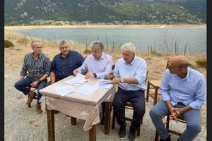 Υπογράφηκε προγραμματική σύμβαση μεταξύ Περιφέρειας Κρήτης και ΟΑΚ για τη Λιμνοδεξαμενή Ομαλού