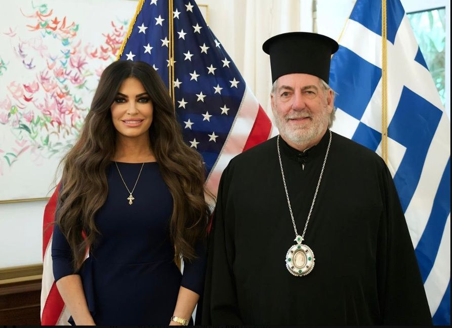 Συνάντηση Κ. Γκίλφοϊλ με τον Αρχιεπίσκοπο Θυατείρων και Μεγάλης Βρετανίας Νικήτα