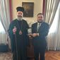 Συνάντηση του προέδρου του Συλλόγου Κρητών Σίδνεϊ και Νέας Νότιας Ουαλίας με τον Αρχιεπίσκοπο Μακάριο
