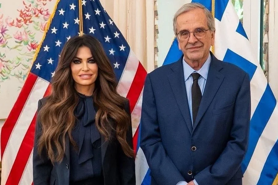 Όταν η Κίμπερλι Γκίλφοϊλ συνάντησε τον Αντώνη Σαμαρά – Η ανάρτησή της