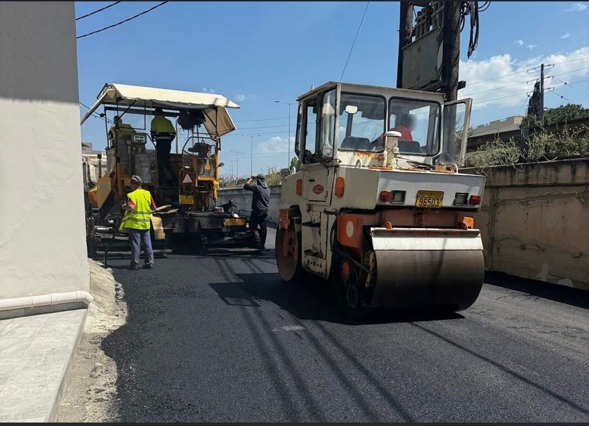 Συνεχίζεται στο κέντρο της πόλης το πρόγραμμα ασφαλτοστρώσεων στο Δήμο Ηρακλείου