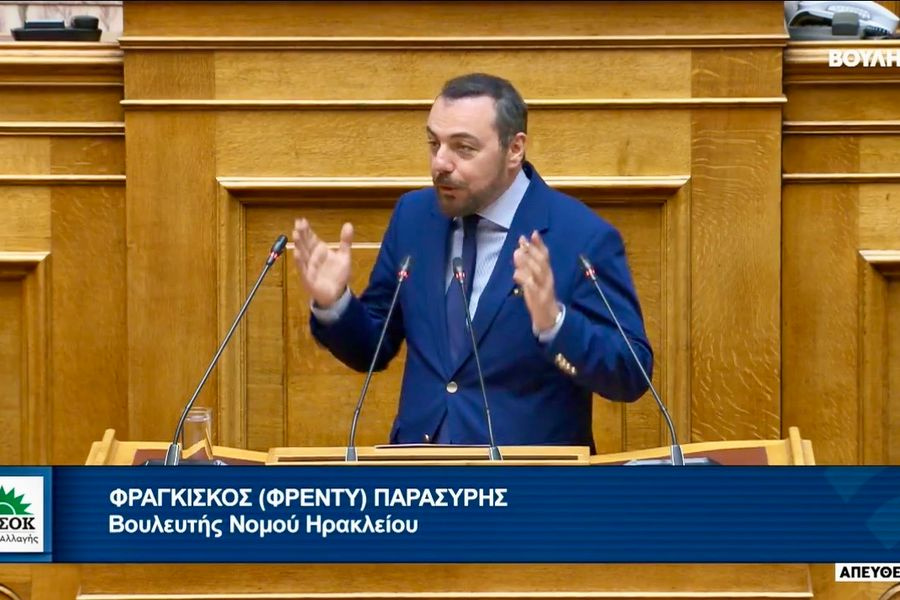 Φραγκίσκος Παρασύρης «Η κυβέρνηση κρύβεται στο σκοτάδι των διαρροών και εκβιάζει το Ηράκλειο χωρίς σχέδιο»»