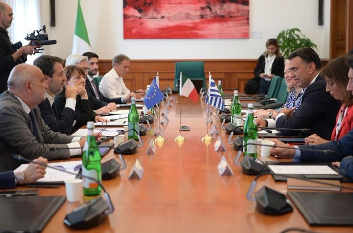 Βασίλης Κικίλιας από Ρώμη: «Συμμαχία Ελλάδας- Ιταλίας για την ανταγωνιστικότητα της ευρωπαϊκής ναυτιλίας και των λιμένων»