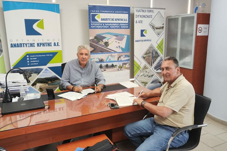Νέες συμβάσεις συνεργασίας υπέγραψε ο Ο.Α.Κ. με ΤΟΕΒ στα Χανιά