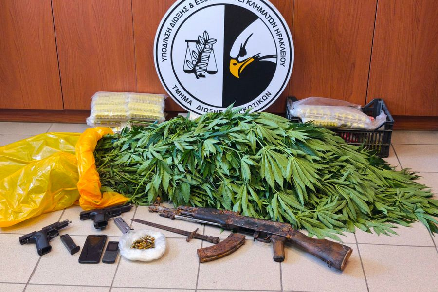 Μεγάλη αστυνομική επιχείρηση για χασισοφυτεία σε χωριό του Ηράκλειο – Συνελήφθη πατέρας και γιος