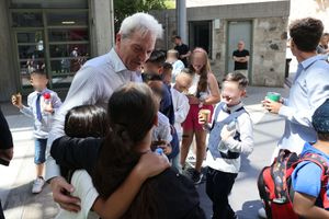 Ο Δήμαρχος Ηρακλείου στην τελετή βράβευσης του Σχολικού Μαραθωνίου Ανακύκλωσης Followgreen Heraklion