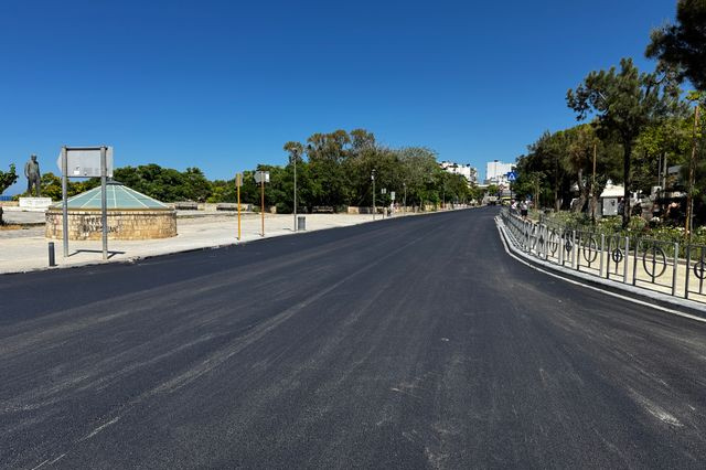 Ηράκλειο: Ολοκληρώθηκαν οι ασφαλτοστρώσεις σε Δημοκρατίας και Κλεάνθη