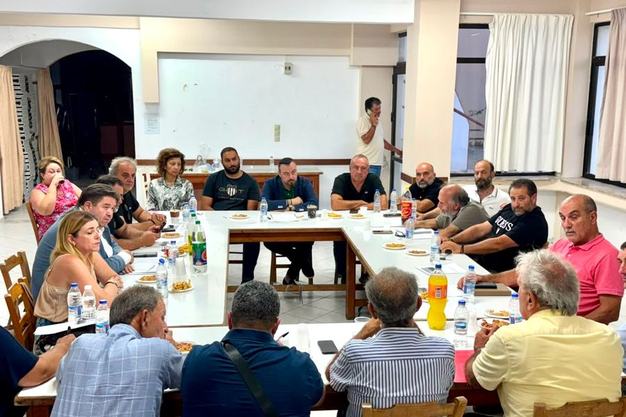 Στο πλευρό των προέδρων των κοινοτήτων του Ηρακλείου ο Φραγκίσκος Παρασύρης για το μείζον ζήτημα των ορίων των οικισμών