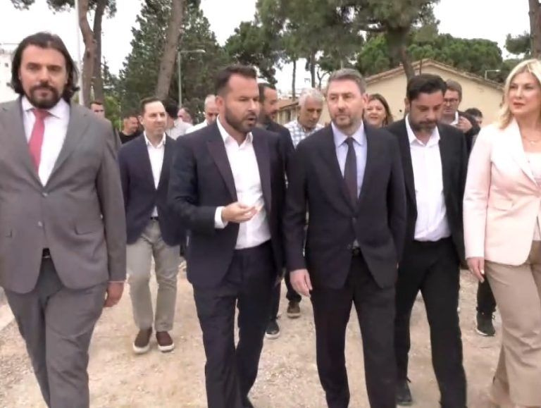 Στο Μητροπολιτικό Πάρκο Παύλου Μελά ο Νίκος Ανδρουλάκης