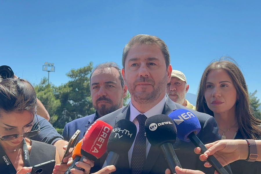 (ΦΩΤΟ – ΒΙΝΤΕΟ) Ανδρουλάκης από Αρκαλοχώρι: «Ο κ. Μητσοτάκης πρέπει να γίνει παρελθόν»