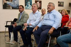Ο Σταύρος Αρναουτάκης στην έναρξη του 6ου Συνεδρίου Γεωπάρκων στα Ανώγεια