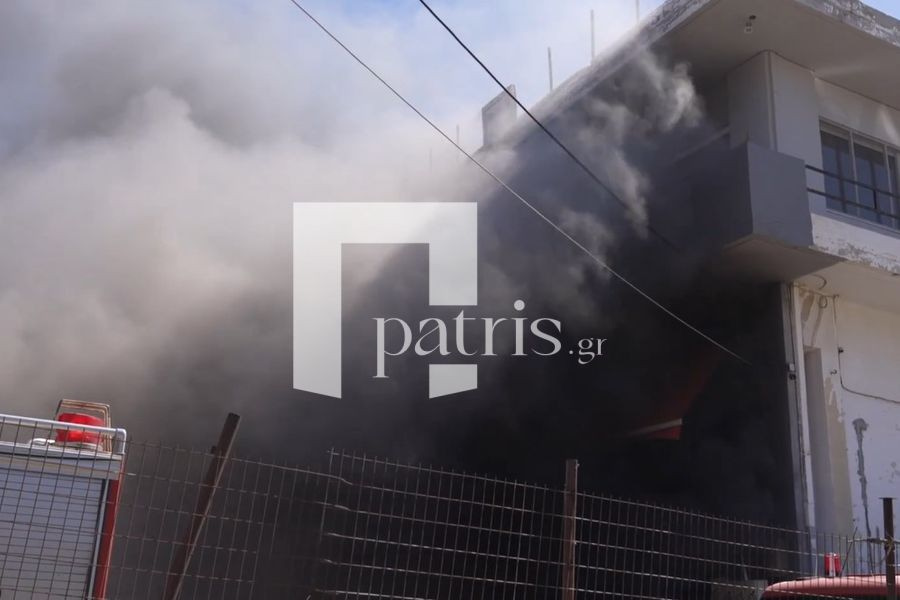 Φωτιά στο Ηράκλειο: Κάηκε ολοσχερώς η επιχείρηση ξυλείας – Καταστροφές και σε σπίτια