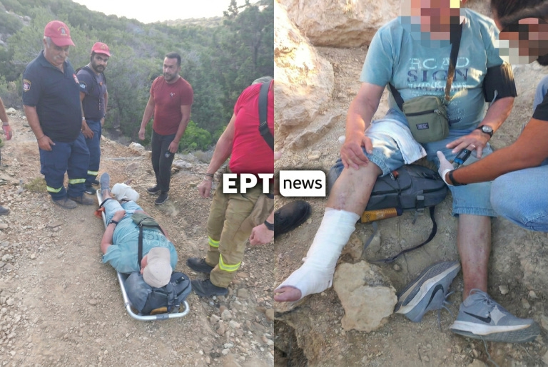 Γαύδος: Τραυματίστηκε 70χρονος τουρίστας σε πεζοπορία