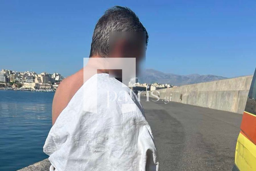 (ΦΩΤΟ) Ηράκλειο: Περιπλανιόταν γυμνός στο λιμενοβραχίονα – Τον αναζητούσαν οι συγγενείς