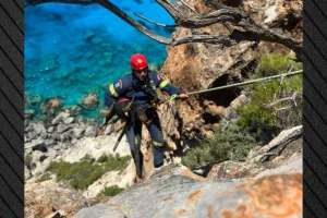Ζάκυνθος: Η Πυροσβεστική έσωσε σκύλο που έπεσε σε γκρεμό παραλίας
